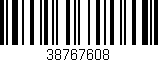Código de barras (EAN, GTIN, SKU, ISBN): '38767608'
