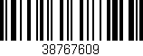 Código de barras (EAN, GTIN, SKU, ISBN): '38767609'