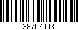 Código de barras (EAN, GTIN, SKU, ISBN): '38767903'