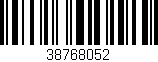Código de barras (EAN, GTIN, SKU, ISBN): '38768052'