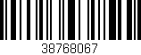 Código de barras (EAN, GTIN, SKU, ISBN): '38768067'