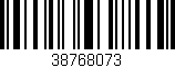 Código de barras (EAN, GTIN, SKU, ISBN): '38768073'