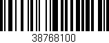 Código de barras (EAN, GTIN, SKU, ISBN): '38768100'