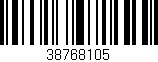 Código de barras (EAN, GTIN, SKU, ISBN): '38768105'