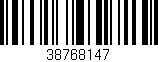 Código de barras (EAN, GTIN, SKU, ISBN): '38768147'
