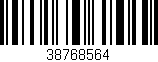 Código de barras (EAN, GTIN, SKU, ISBN): '38768564'
