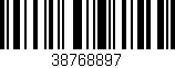 Código de barras (EAN, GTIN, SKU, ISBN): '38768897'