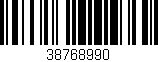Código de barras (EAN, GTIN, SKU, ISBN): '38768990'