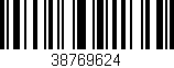 Código de barras (EAN, GTIN, SKU, ISBN): '38769624'