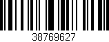 Código de barras (EAN, GTIN, SKU, ISBN): '38769627'