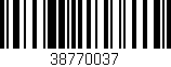 Código de barras (EAN, GTIN, SKU, ISBN): '38770037'
