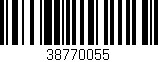 Código de barras (EAN, GTIN, SKU, ISBN): '38770055'