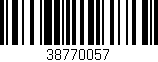 Código de barras (EAN, GTIN, SKU, ISBN): '38770057'