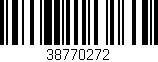 Código de barras (EAN, GTIN, SKU, ISBN): '38770272'