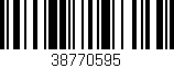 Código de barras (EAN, GTIN, SKU, ISBN): '38770595'