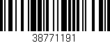 Código de barras (EAN, GTIN, SKU, ISBN): '38771191'