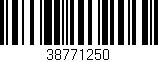 Código de barras (EAN, GTIN, SKU, ISBN): '38771250'