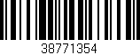 Código de barras (EAN, GTIN, SKU, ISBN): '38771354'