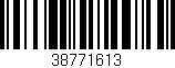 Código de barras (EAN, GTIN, SKU, ISBN): '38771613'