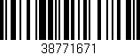 Código de barras (EAN, GTIN, SKU, ISBN): '38771671'
