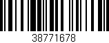 Código de barras (EAN, GTIN, SKU, ISBN): '38771678'