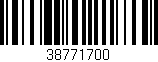 Código de barras (EAN, GTIN, SKU, ISBN): '38771700'