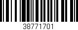Código de barras (EAN, GTIN, SKU, ISBN): '38771701'