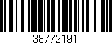 Código de barras (EAN, GTIN, SKU, ISBN): '38772191'