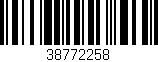 Código de barras (EAN, GTIN, SKU, ISBN): '38772258'