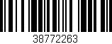 Código de barras (EAN, GTIN, SKU, ISBN): '38772263'