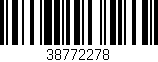 Código de barras (EAN, GTIN, SKU, ISBN): '38772278'