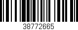Código de barras (EAN, GTIN, SKU, ISBN): '38772665'