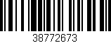 Código de barras (EAN, GTIN, SKU, ISBN): '38772673'