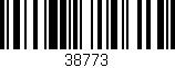 Código de barras (EAN, GTIN, SKU, ISBN): '38773'