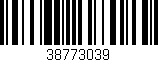 Código de barras (EAN, GTIN, SKU, ISBN): '38773039'