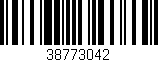 Código de barras (EAN, GTIN, SKU, ISBN): '38773042'