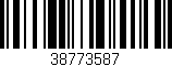 Código de barras (EAN, GTIN, SKU, ISBN): '38773587'