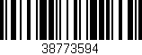 Código de barras (EAN, GTIN, SKU, ISBN): '38773594'
