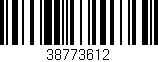 Código de barras (EAN, GTIN, SKU, ISBN): '38773612'