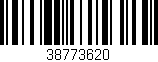 Código de barras (EAN, GTIN, SKU, ISBN): '38773620'