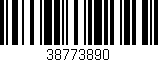 Código de barras (EAN, GTIN, SKU, ISBN): '38773890'