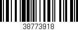 Código de barras (EAN, GTIN, SKU, ISBN): '38773918'