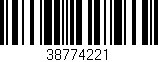 Código de barras (EAN, GTIN, SKU, ISBN): '38774221'