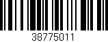 Código de barras (EAN, GTIN, SKU, ISBN): '38775011'