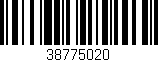 Código de barras (EAN, GTIN, SKU, ISBN): '38775020'