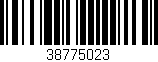 Código de barras (EAN, GTIN, SKU, ISBN): '38775023'