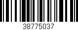 Código de barras (EAN, GTIN, SKU, ISBN): '38775037'