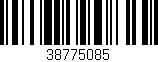Código de barras (EAN, GTIN, SKU, ISBN): '38775085'
