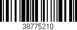 Código de barras (EAN, GTIN, SKU, ISBN): '38775210'