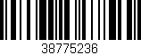 Código de barras (EAN, GTIN, SKU, ISBN): '38775236'
